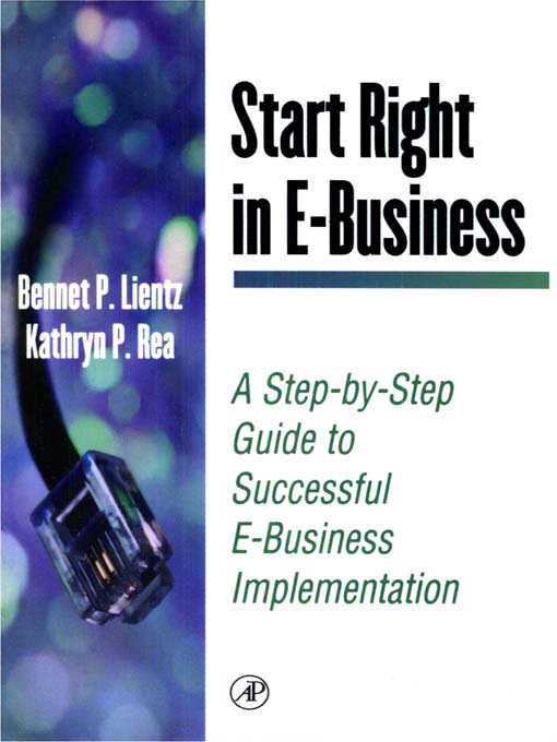 Title details for Start Right in E-Business by Bennet Lientz - Available
